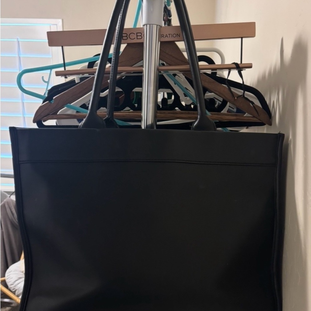 Black Shoulder Tote Bag